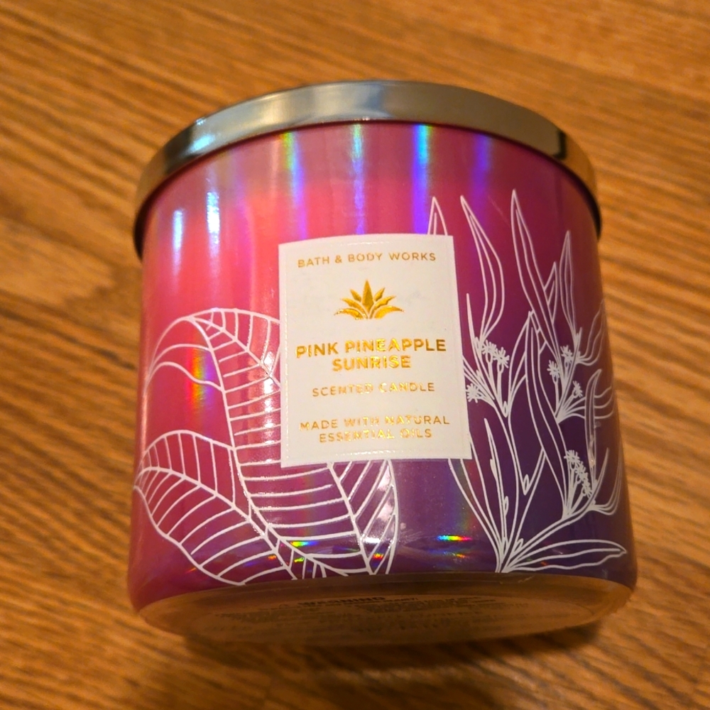 Pink Pineapple Sunrise 3-Wick Candle